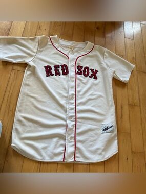 Red Sox mens White Baseball Jersey - Unbranded